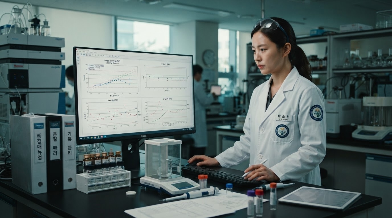 정도관리 차트 대응 관련 이미지