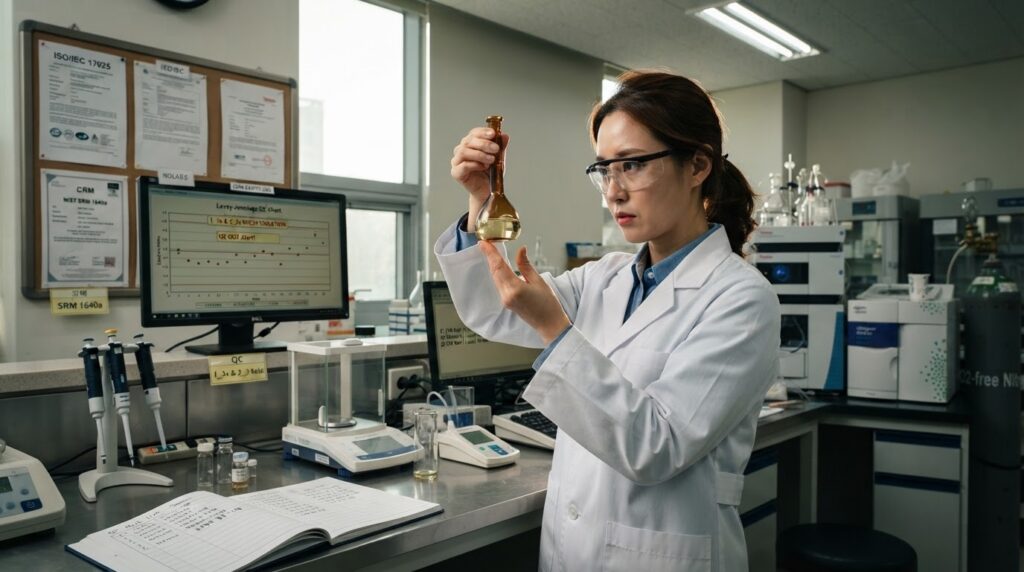 표준용액 품질 이탈 관련 이미지