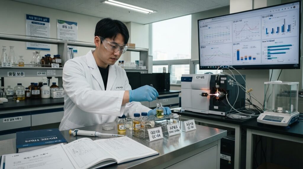 대조시료 품질 확보 관련 이미지