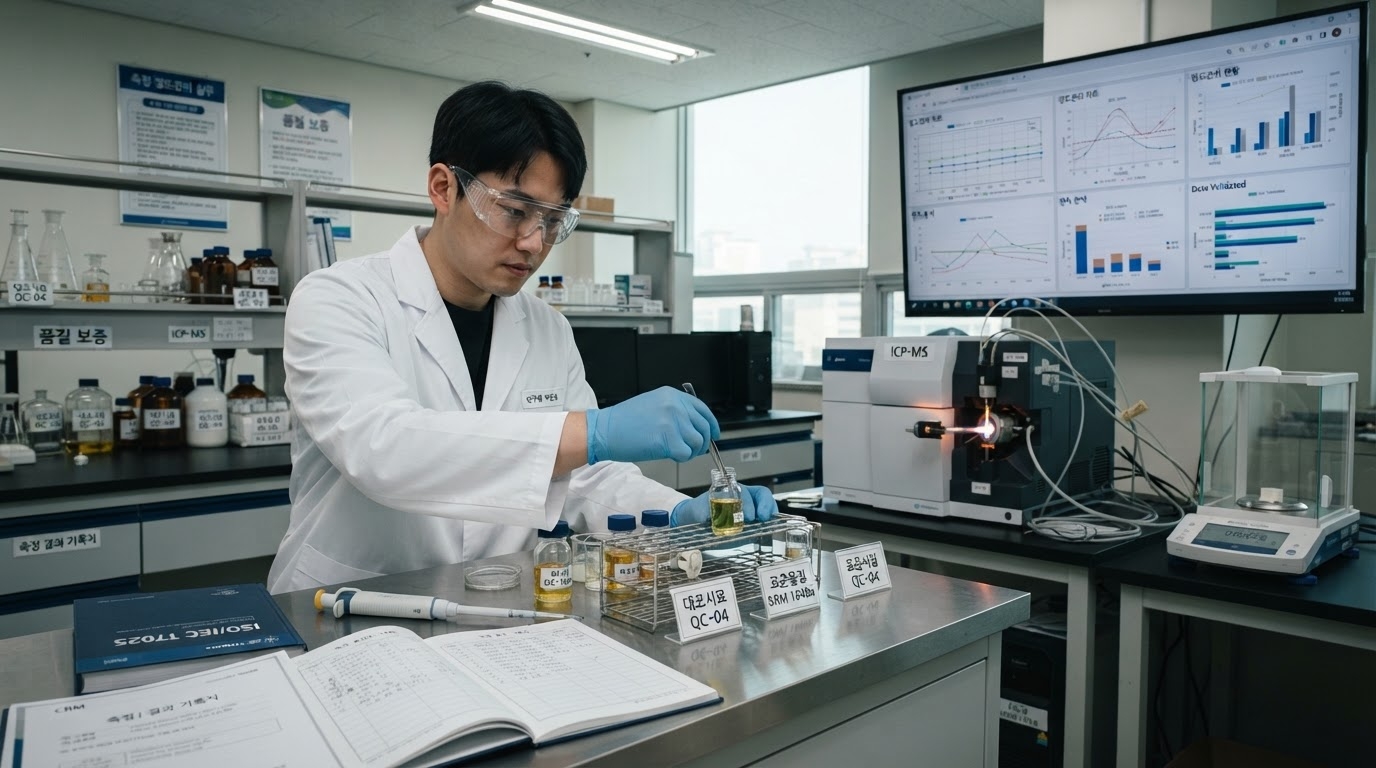 대조시료 품질 확보 관련 이미지
